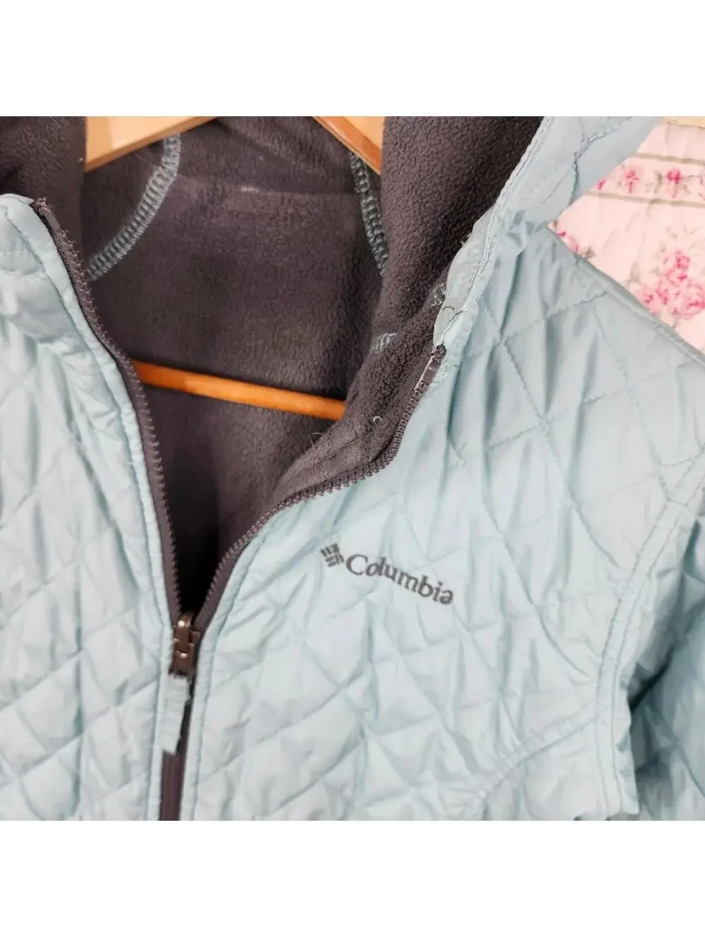 Columbia Reversible Fleece Jacket - Girls Size 14/16